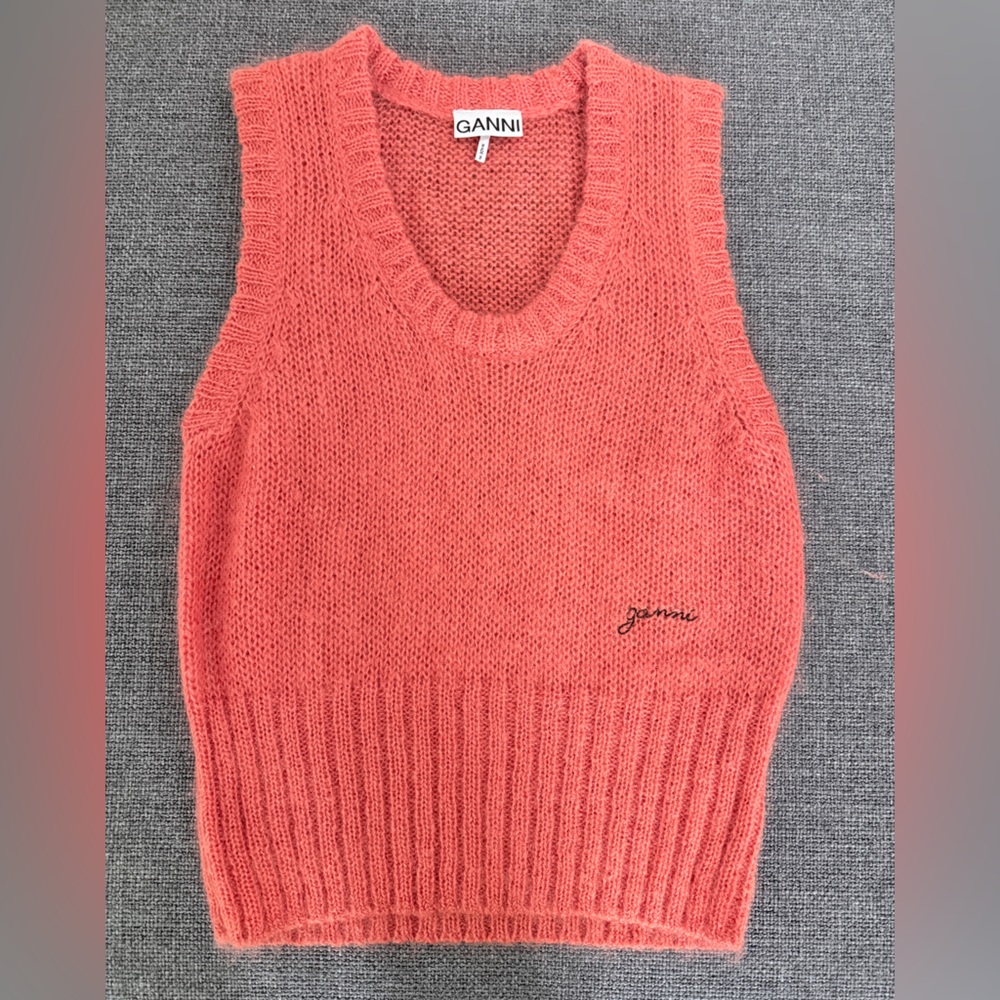 Ganni Mohair Sweater Vest